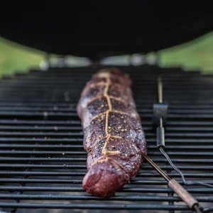 Smoked venison fillet