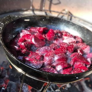 Caramelized beets