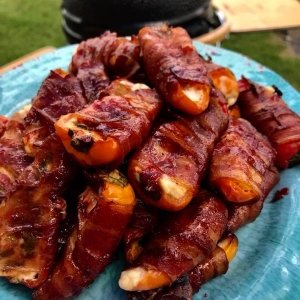 Cheese-stuffed peppers