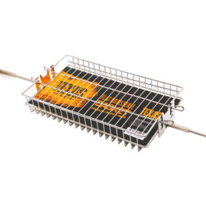 Flat rotisserie grates