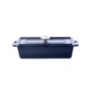 Cast iron baking dish with lid Grand FEU 1.7 L (Blue)