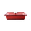 Cast iron baking dish with lid Grand FEU 1.7 L (Red)