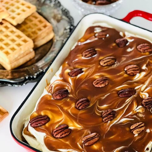 BELGIAN WAFFLE CAKE